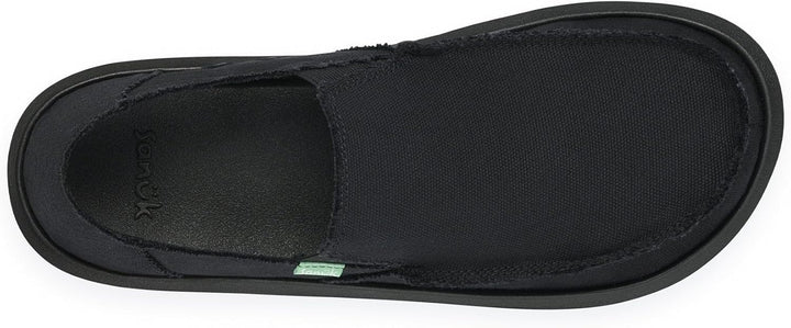 Sanuk Herren Vagabond Slipper 42 EU Blackout, 42 EU Blackout