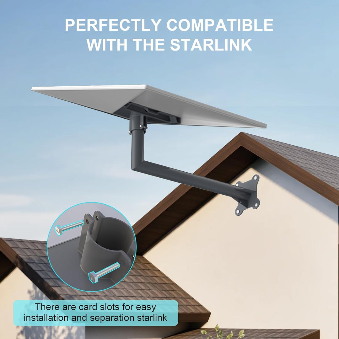 Starlink V3 Halterung, Starlink V3 lange Wandhalterung, Starlink V3 Dachhalterung, vertikales Starli