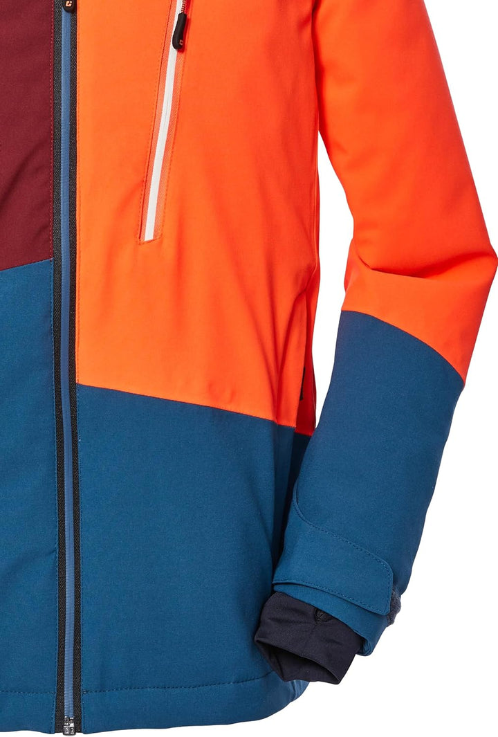 Killtec Jungen Ksw 174 Bys Ski Jckt Skijacke/Funktionsjacke mit abnehmbarer Kapuze und Schneefang, w