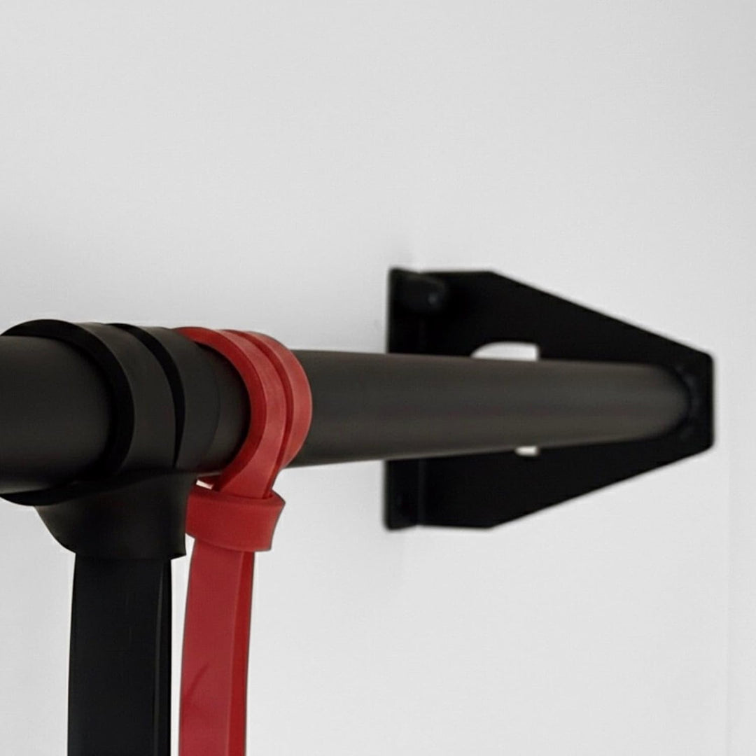 Klimmzugstange Wand - Platzsparende Pull Up Bar aus Stahl über Türrahmen bis 180kg, 101cm, fi34 Cali