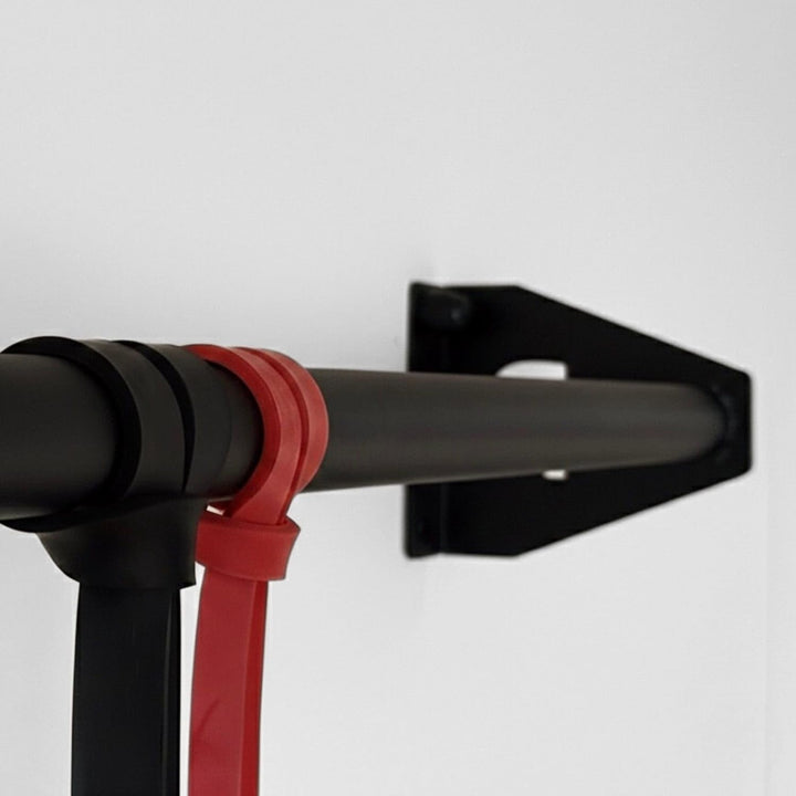 Klimmzugstange Wand - Platzsparende Pull Up Bar aus Stahl über Türrahmen bis 180kg, 101cm, fi34 Cali