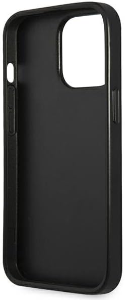 GUESS GUHCP13LPSATLG Hülle für iPhone 13 Pro / 13 6,1" Silber hardcase SaffianoTriangle Logo