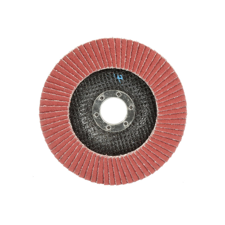 3M 51482 Cubitron II Fächerschleifscheibe 969F, 40+, flach, 125 mm, 22,23 mm (10-er Pack) 125mm 40+