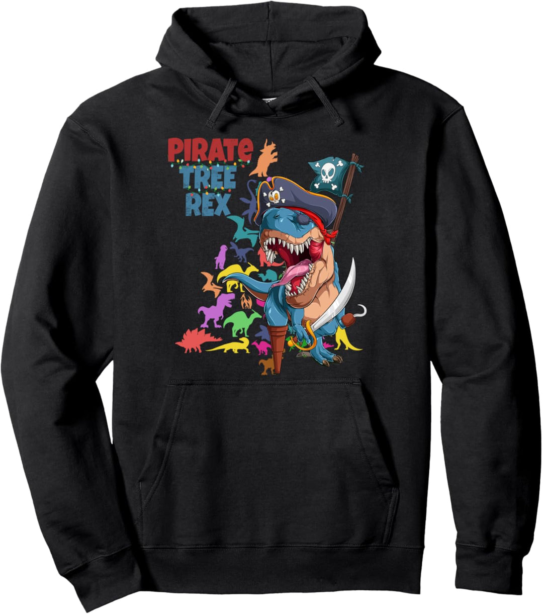 Niedlicher Kinder-Schlafanzug mit Piraten-Motiv und Dinosaurier-Motiv Pullover Hoodie