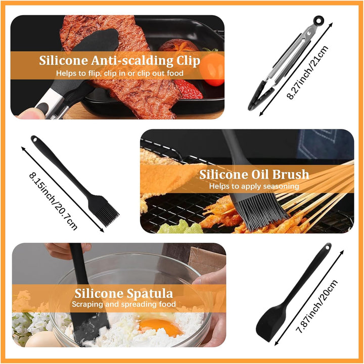 21 PCS Ninja Heissluftfritteuse Zubehör, Airfryer Zubehör für Ninja Double Stack XL 9.5 l Heissluftf