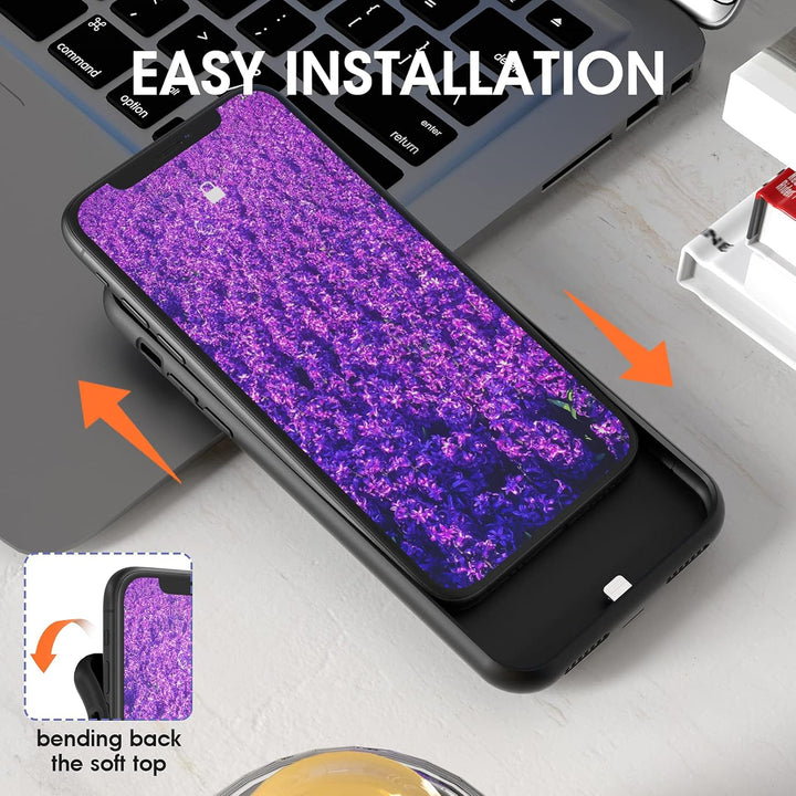 HUOBAO Akkutasche für iPhone 11, [5000mAh] Zusatzladungstasche für iPhone, schützende tragbare Power