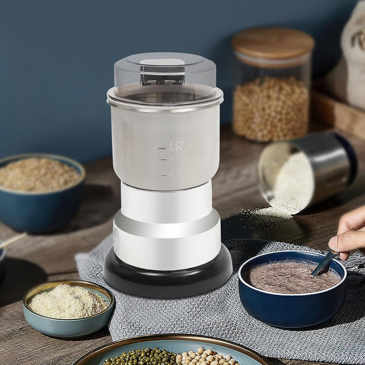 Elektrische Gewürzmühle, 300W 500ml Elektrische Kaffeemühle Getreidemühle Multifunktionale Ultrafein