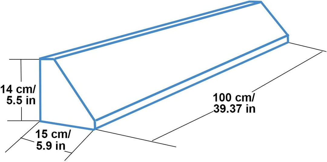 PEKITAS Bettgitter Sicherheitsgeländer Schaumstoff Rausfallschutz Babys Kinder Länge 100 cm Montesso