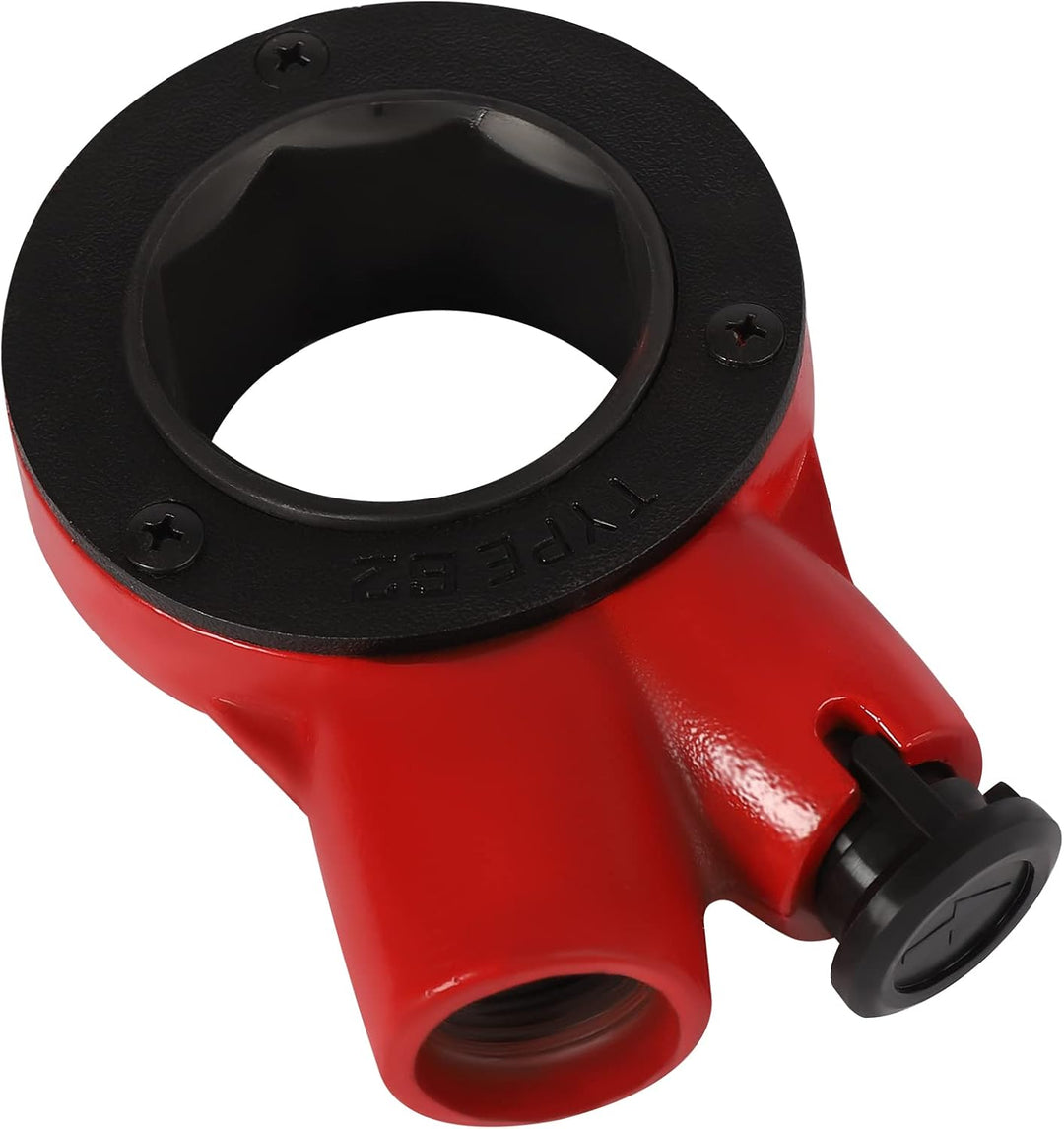 Klempner-Rohrgewinde-Kit Manuelles Einfädler-Set Gewindeschneidkluppe Ratchet Pipe Threader Kit mit