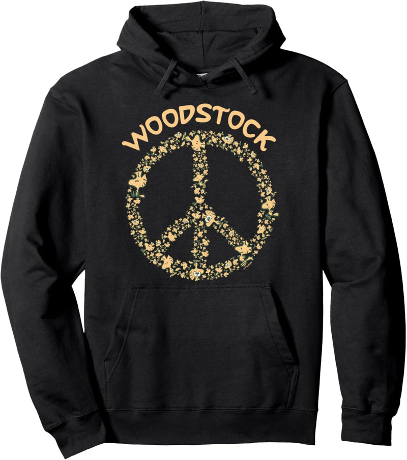 Peanuts Woodstock 50th Anniversary Peace Zeichen Pullover Hoodie