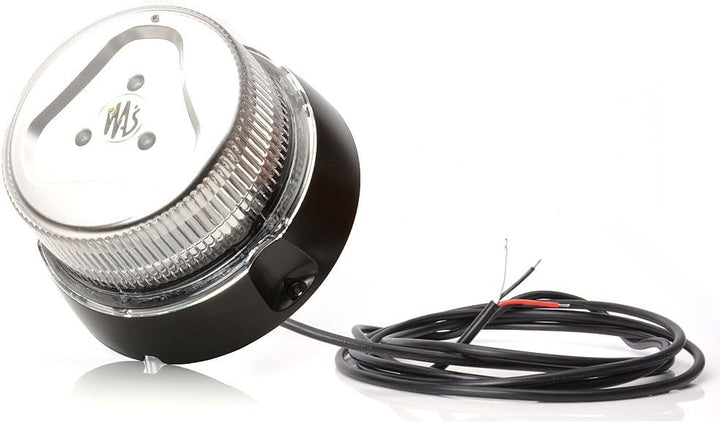 LED-MARTIN R65 Design Rundumleuchte BRILAR - klar/gelb - 3 Punkt - extrem hell