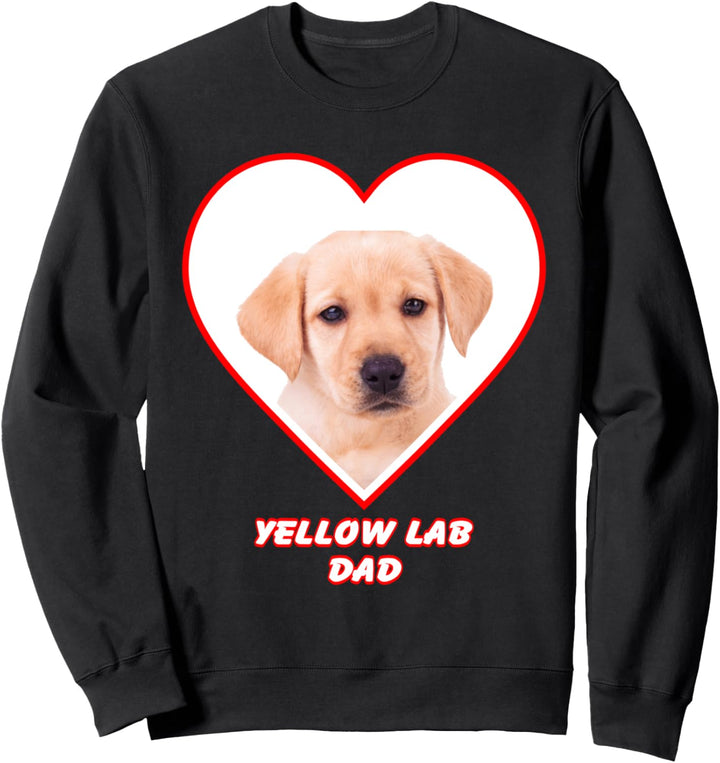 Yellow Lab Dog Dad Sweatshirt