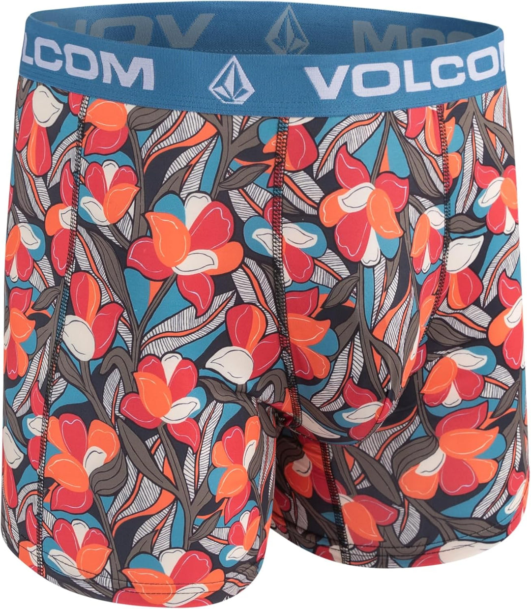 Volcom Herren Volcom Boxer Briefs Boxershorts (4er Pack) S Mehrfarbig/Hellblau/Schwarz/Hellgrün, S M