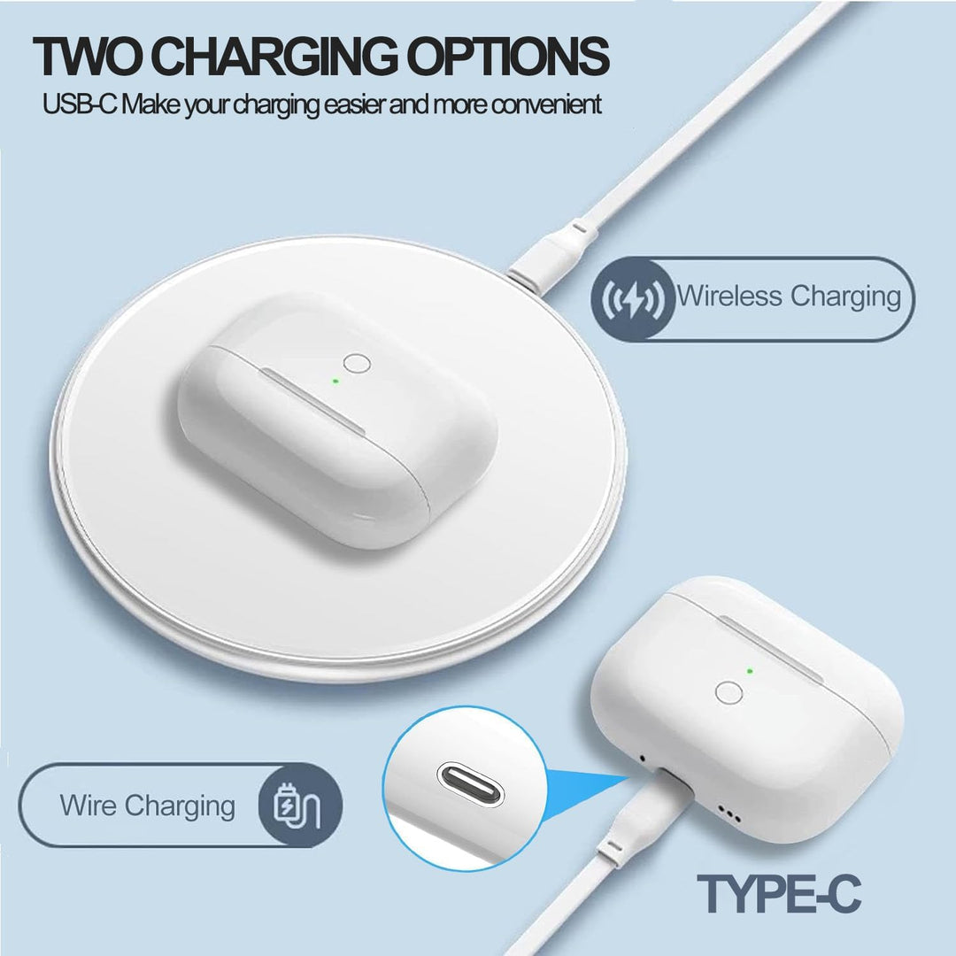 USB-C Kabellose Ladecase Kompatibel mit Air Pods 3rd 2021, Wireless Charging Case Replacement Origin