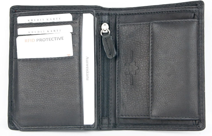 Weiche Geldbörse Aus Echtem Leder Picasso Mit RFID-Schutz
