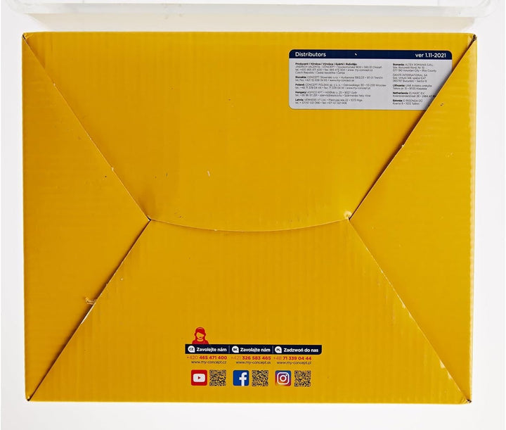 CONCEPT rk0020 Wasserkocher, Ceramic, 1.5 liters, Weiss + Muster