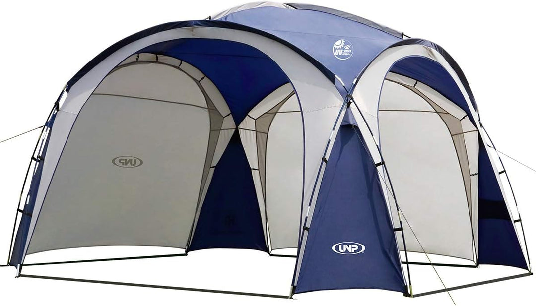 UNICAMPER Event Shelter Pavillon, Strandzelt UPF 50+, 3,6 x 3,6 m, Wasserdicht und Regenfest, Kuppel