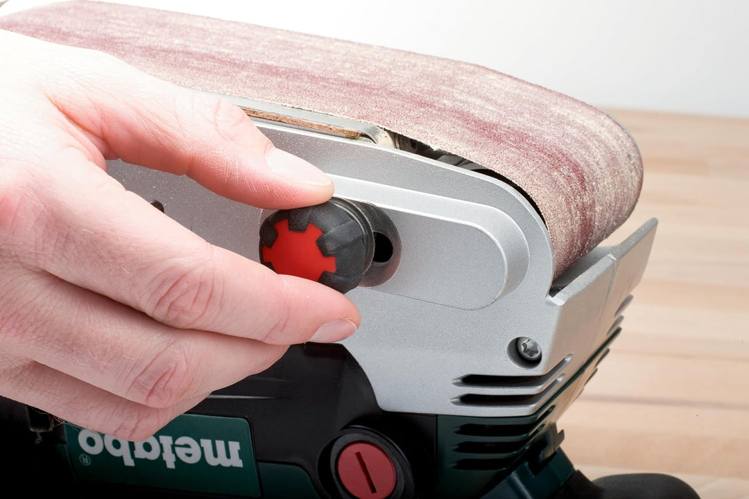 Metabo Bandschleifer BAE 75 (600375000) Karton; mit Maschinenständer, Drehmoment: 12 Nm, Schleifband