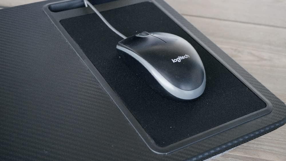 Vivol Laptopunterlage für Bett mit Mausunterlage - Laptop Kissen für max. 17 Zoll Notebook - Inkl. T