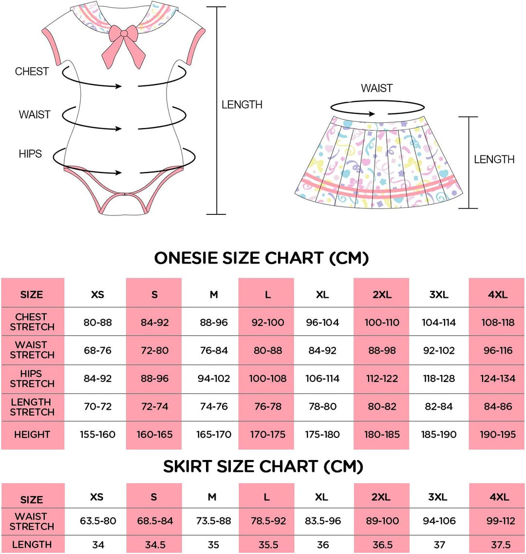 LittleForBig Baumwolle Strampler Onesie Pyjamas Bodysuit - Cosplay Magisches Mädchen Strampelanzug R