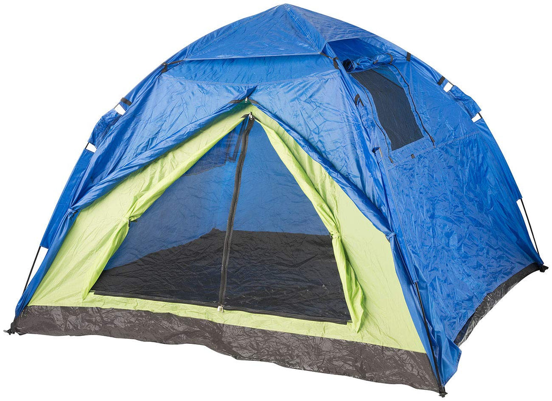 Semptec Urban Survival Technology Campingzelte: Automatik-Kuppelzelt für 4 Personen, 5.000 mm Wasser
