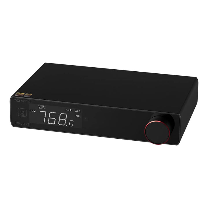 TOPPING E70 Velvet Samt Vollsymmetrischer DAC AK4499EX XMOS XU316 DSD512 32Bit/768kHz Decoder Blueto