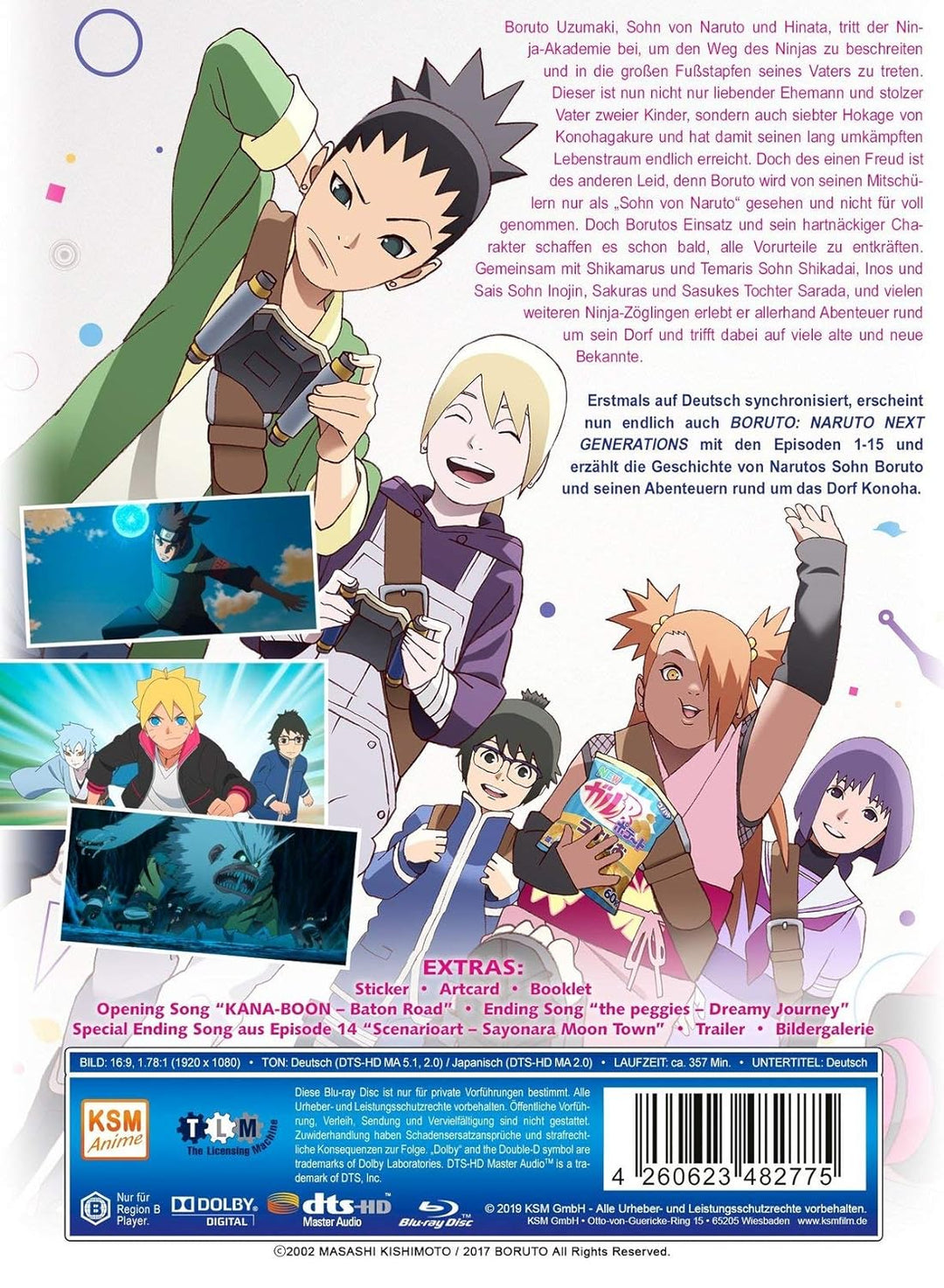 Boruto: Naruto Next Generations - Volume 1 (Episode 01-15) [Blu-ray], Blu-ray