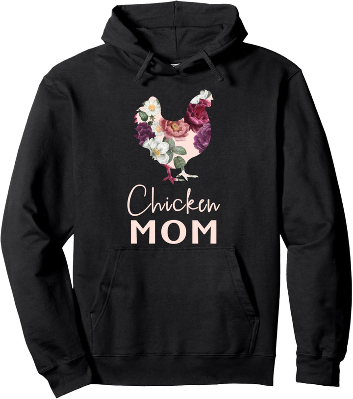 Chicken Mom Henne Bäuerin niedliches Huhn Pullover Hoodie