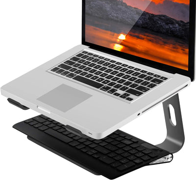 Orionstar Laptop Ständer, Ergonomischer Laptop Stand für Schreibtisch, Aluminium Laptop Halterung mi