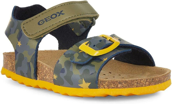 Geox Baby - Jungen B Sandal Chalki BoySandal 20 EU Sage Ochreyellow, 20 EU Sage Ochreyellow