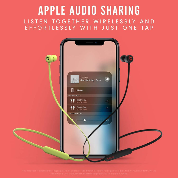 Beats Flex In-Ear Kopfhörer – Apple W1 Chip, magnetische In-Ear Kopfhörer, Bluetooth Klasse 1, 12 St