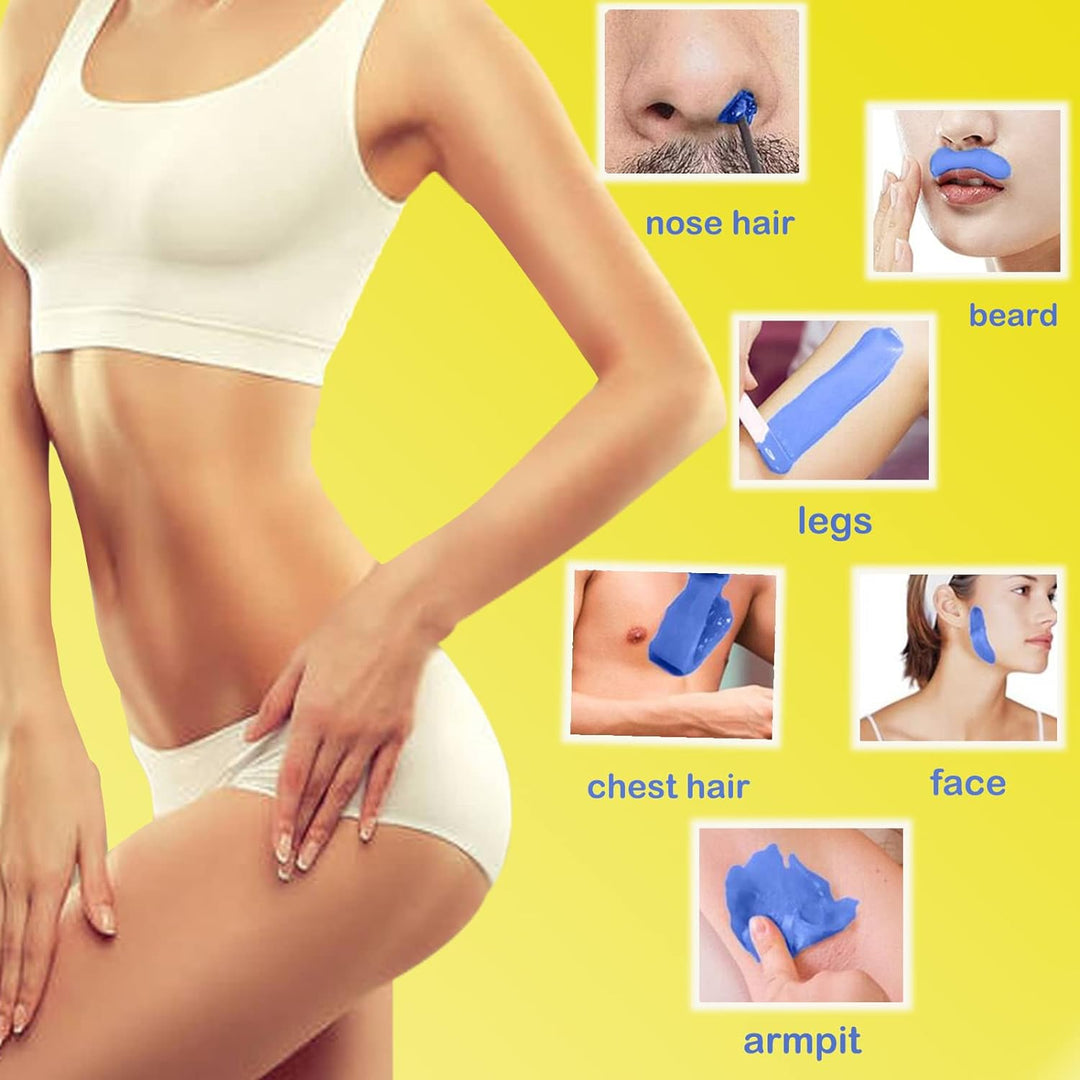 Wachswärmer Wachs Haarentfernung Waxing Set Wax Maschine Wachsmaschine Enthaarung Set Wachsgerät Wac
