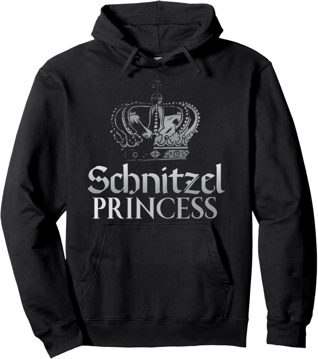 Schnitzel Prinzessin lustiger deutscher Schnitzel Pullover Hoodie