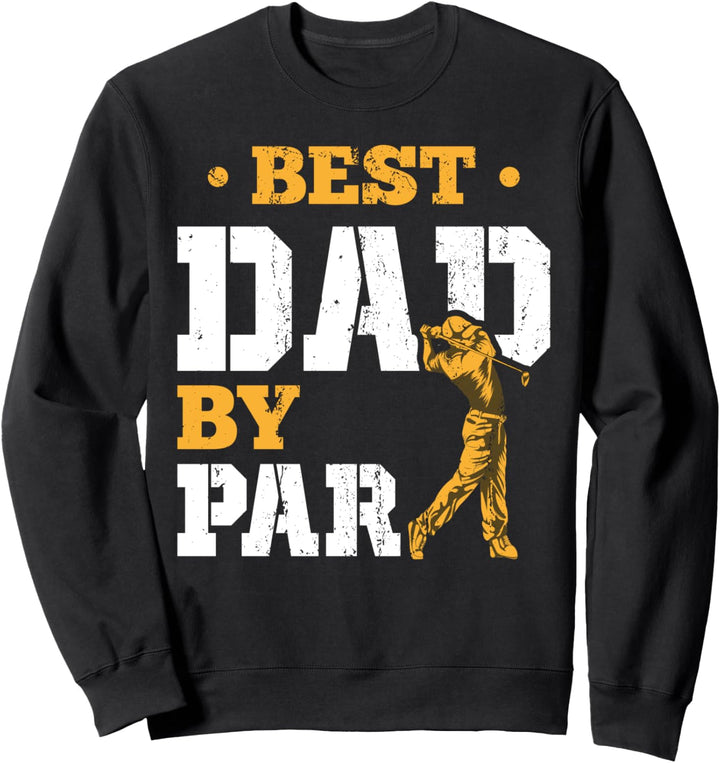 Bester Papa mit Abstand Golfer Vatertag Golfspieler Golf Sweatshirt