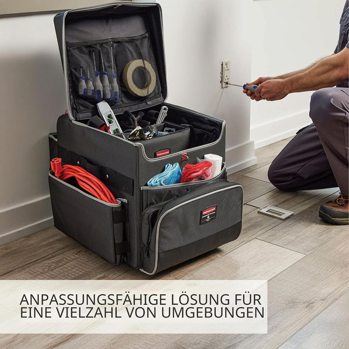 Rubbermaid Commercial Products 1902465 Executive Quick Cart Caddy für Reinigungs- und Hausmeisterdie