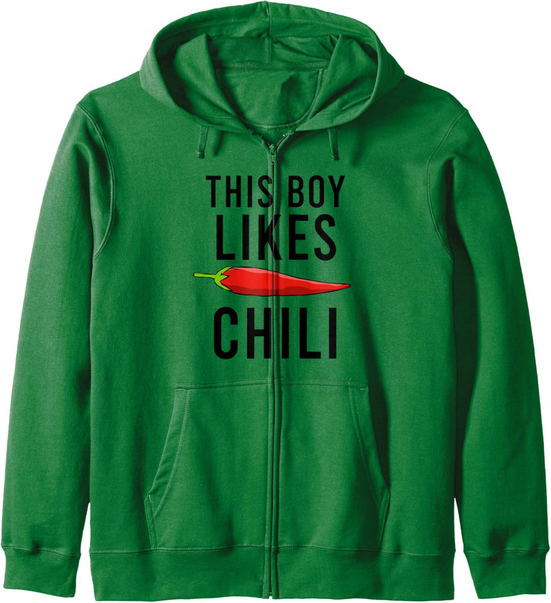 Hobbykoch Junge mag Chili mexikanisches Essen Kapuzenjacke