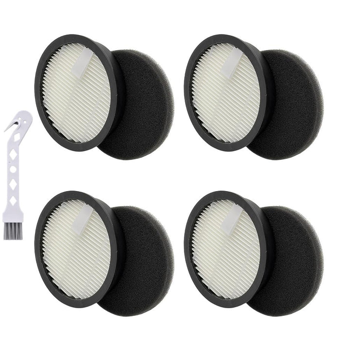 4x HEPA Filter und 4x Filterwatte Ersatzteil Set für Laresar Elite 3 Ersatzzubehör, Staubsaugerfilte