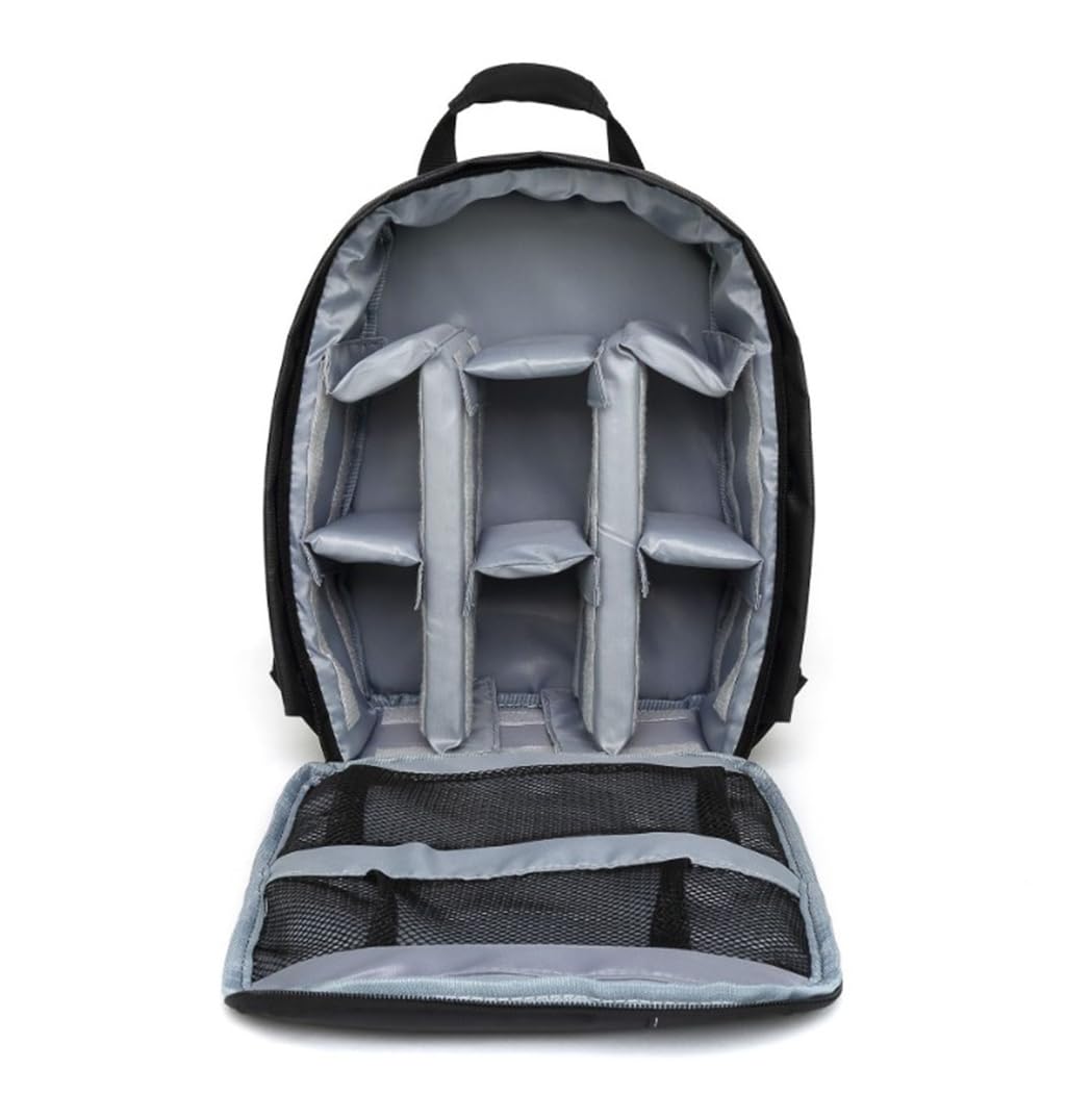 Kamerarucksack Fotorucksack Pro-DSLR-Tasche mit Laptop-Fach, Stativhalterung, wasserabweisend & stos