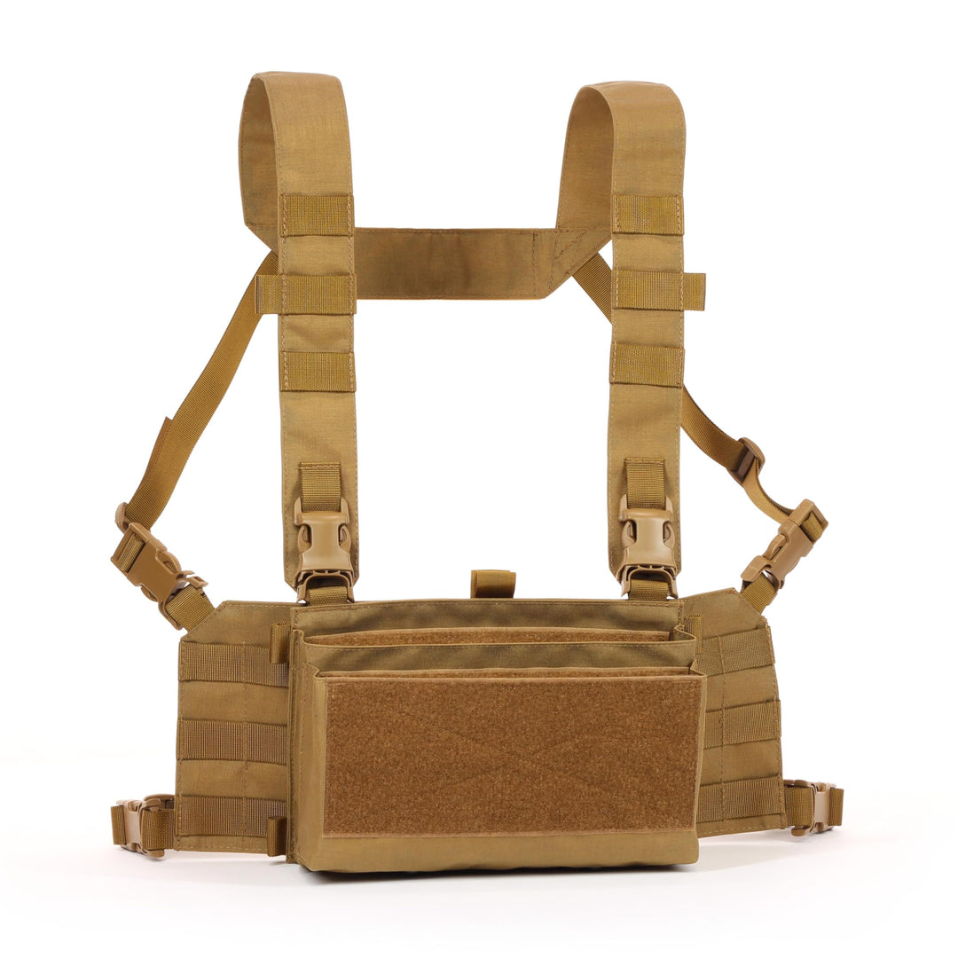 Zentauron Micro Battle Chest Rig (Extended) - Molle Mini Chest Rig für Profis - Flexibel, robust, ef