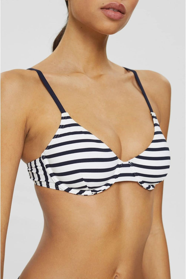 ESPRIT Damen Hamptons Beach RCS Uw.Bra Bikini, Navy 3