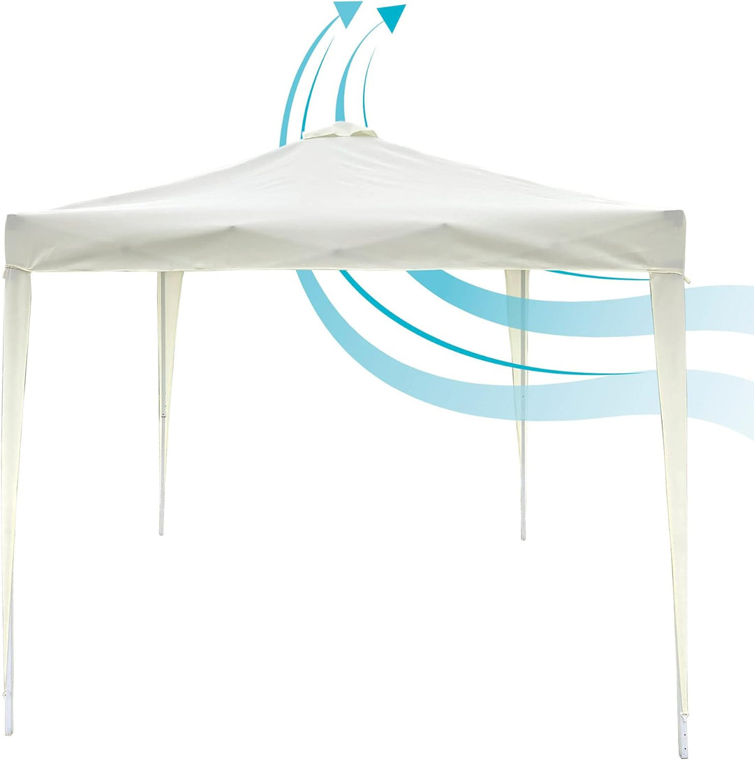 AKTIVE Faltpavillon Gartenpavillon Beige 61055, beige