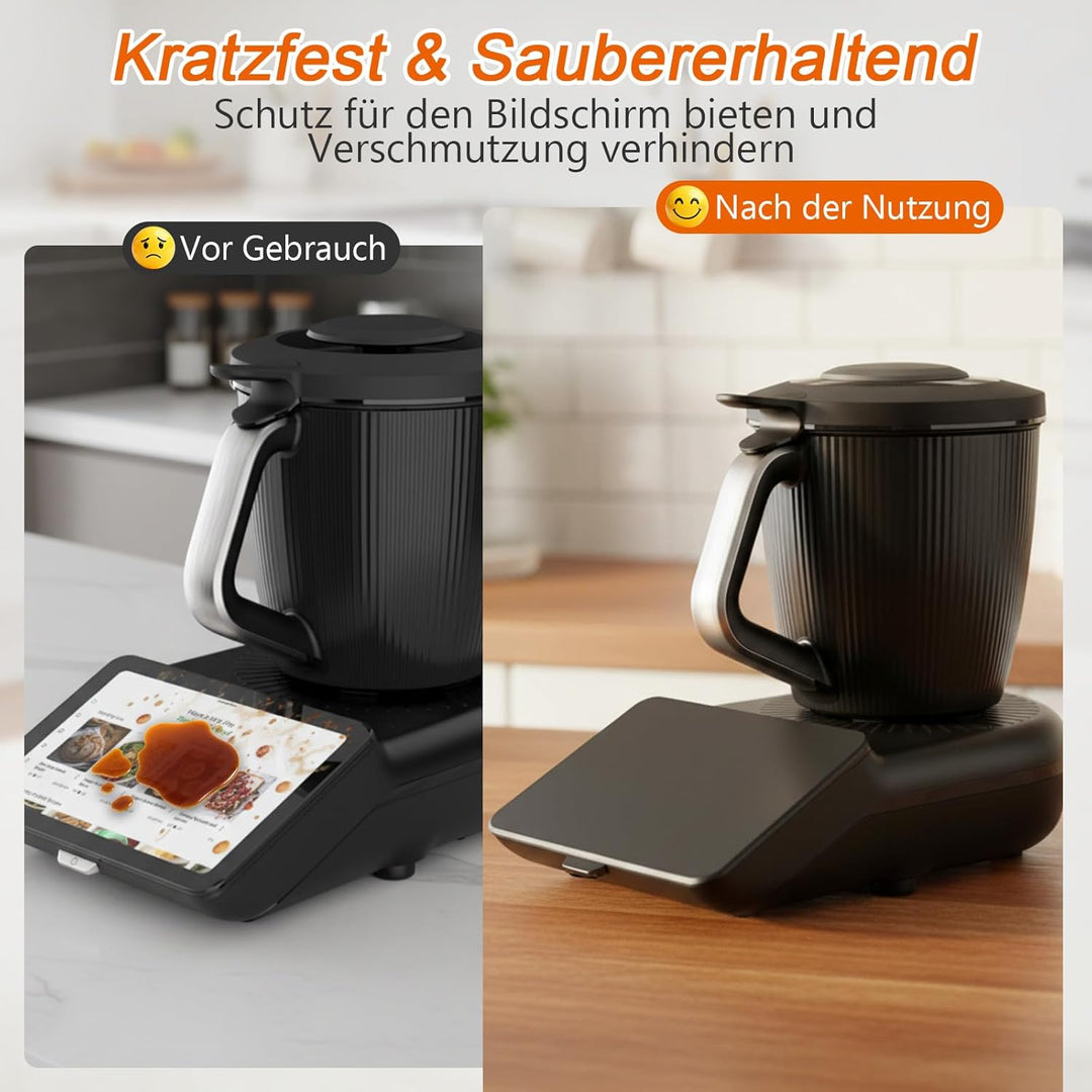 Displayschutz für Vorwerk Thermomix TM7,Schützt das Display vor Kratzern und Stössen,Display Schutz