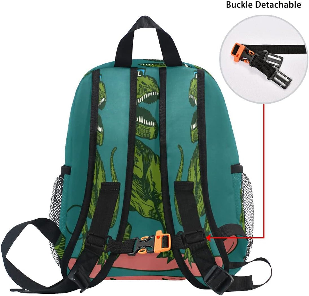 Blauer Dinosaurier-Rucksack für Kleinkinder, niedlicher Kinder-Rucksack für Kinder, Jungen, Kinderga