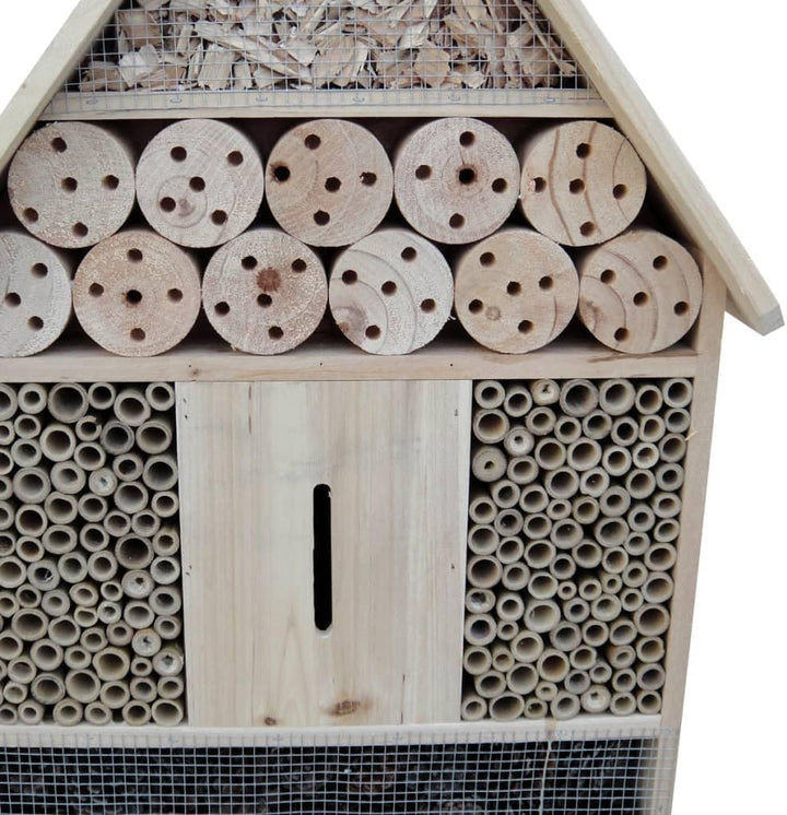 vidaXL XXL Insektenhotel Holz Bienen Insektenhaus Nistkasten Brutkasten 99 cm