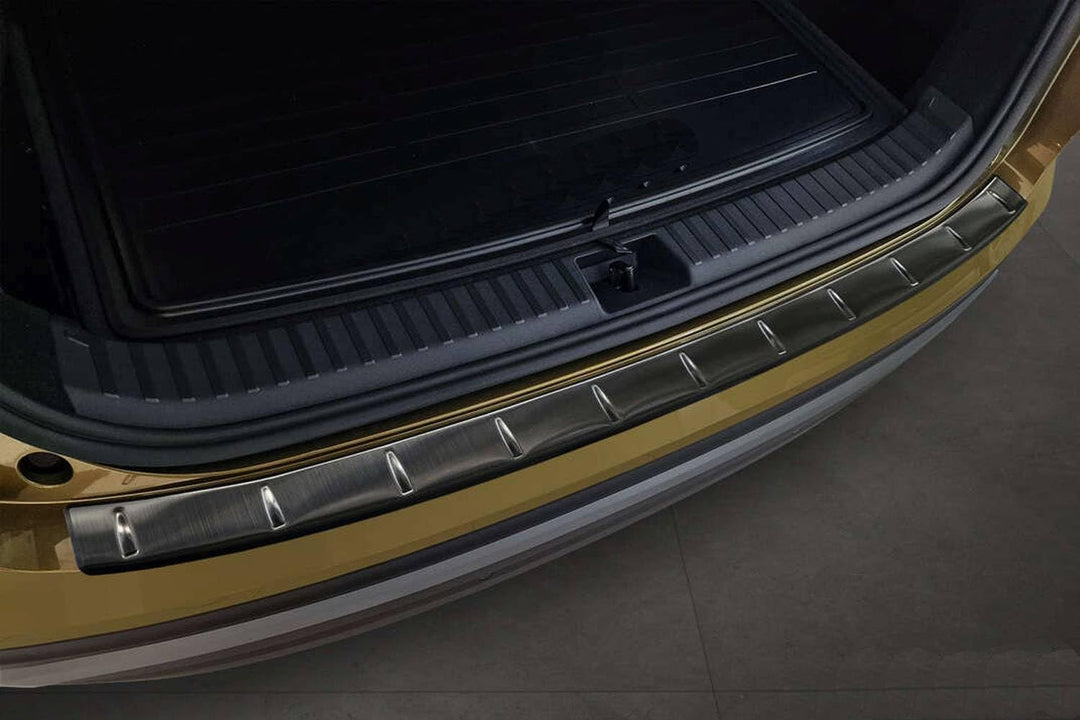 Ladekantenschutz aus Edelstahl in anthrazit mit 3D Abkantung passend für Skoda Kodiaq II ab 12/2023