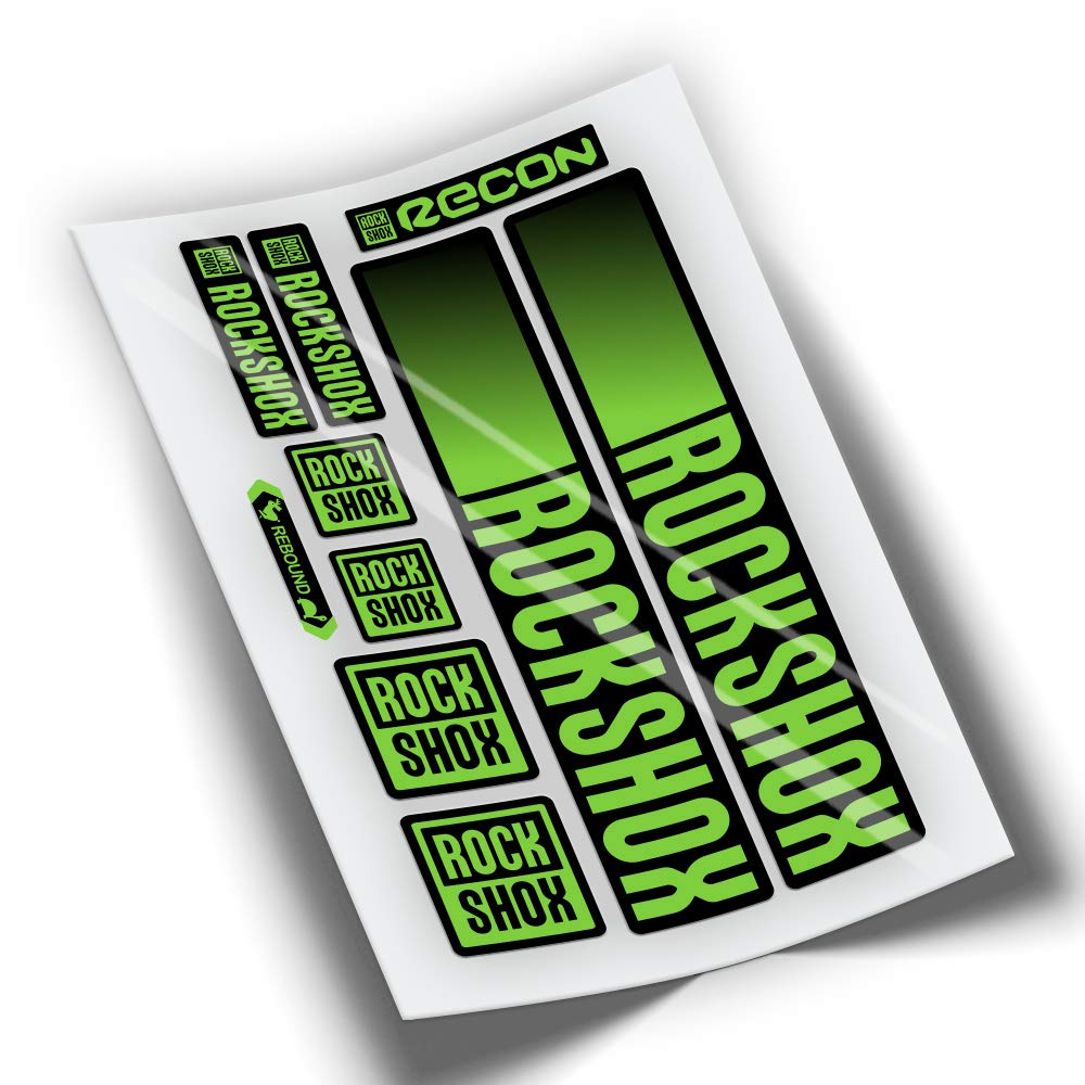 REF:VP442 Aufkleber kompatibel mit Rock-Shox RECON Gabel 2021-2025 MTB, Sticker, Aufkleber, Aufklebe