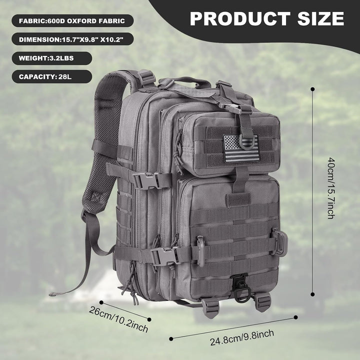 Hannibal Tactical Militär Taktischer Rucksack Cooper Rucksack Armee Assault Pack 3 Tage Bug Out Go B