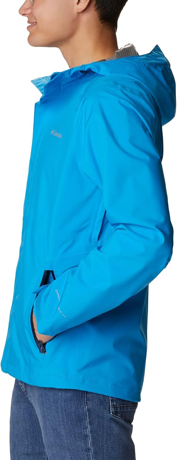 Columbia Herren Earth Explorer Regenjacke M Compass Blue, M Compass Blue
