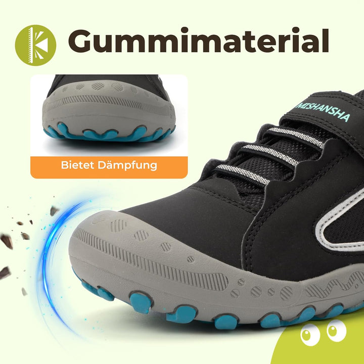 Mishansha Unisex-Kinder Turnschuhe Trekkingschuhe Mädchen Wanderschuhe Outdoor Sportschuhe 24-38 27