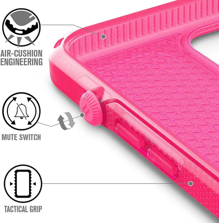 Vibe Series Hülle, designt für iPhone 12 Pro Max, patentierte drehbare Stummschaltung, 3 m fallfest,